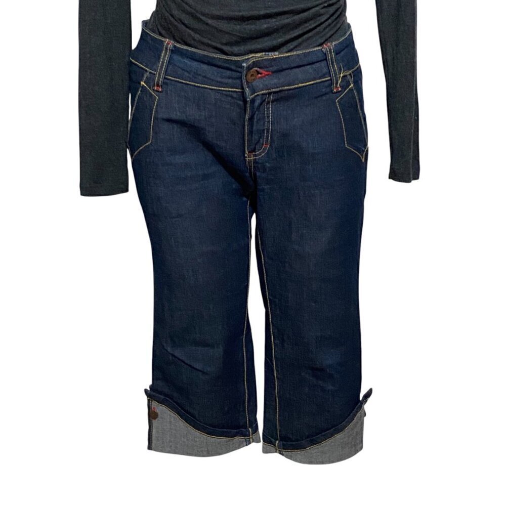 RANK Denim Jean Capri Peddle Pushers Size 11